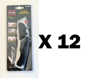 54610 Morris Utility Knife With Folding Sport Blade Auto Load Quick-change Blades - Case Of 12