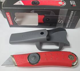 1002.00-4123 Mozart S2 Contractor Utility Knife With Holster Magnetic Fixed Blade Open Box 1002.00-4123 Mozart S2 Contractor Utility Knife With Holster Magnetic Fixed Blade Open Box