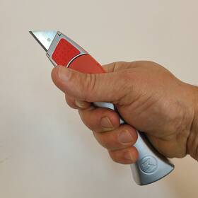 1100.00-1923 Mozart Evo Contractor Grade Utility Knife With Holster Magnetic Fixed Blade Storage
