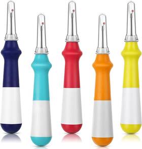 Mudder Ripper-01 5 Pieces Colorful Seam Ripper Large Stitch Sewing Tool Ergonomic