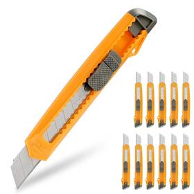 Mulwark 810130870127 12-pack 18mm Utility Knife Multi-purpose Box Cutter Retractable With