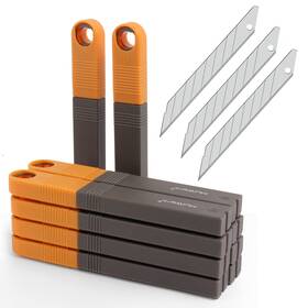 Mulwark 850030910868 100pc 9mm Snap Off 30 Degree Utility Knife Replacement Blades Multi-purpose