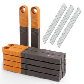Mulwark 850030910875 100pc 9mm Snap Off 60 Degree Utility Knife Replacement Blades Multi-