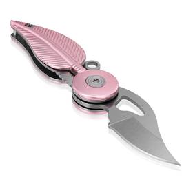 Nw0001 Neowah Small Folding Pocket Knife Pink Mini 2.7 Inches Closed Length