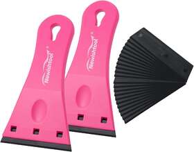 Newishtool 2nt351pk 2 Pcs Plastic Blade Scraper And 20 Spare Extra Wide Newishtool 2nt351pk 2 Pcs Plastic Blade Scraper And 20 Spare Extra Wide