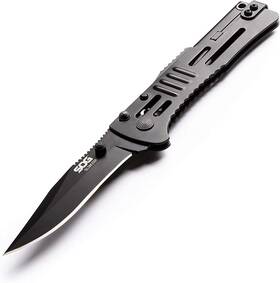 Sj32-cp Nobrand Folding Knife Slimjim Slim Pocket Black