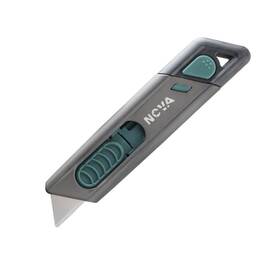 Nova 895234400322 Lock N Cut Self-retracting Safety Box Cutter With 2 Blade-depth Setting 2-si