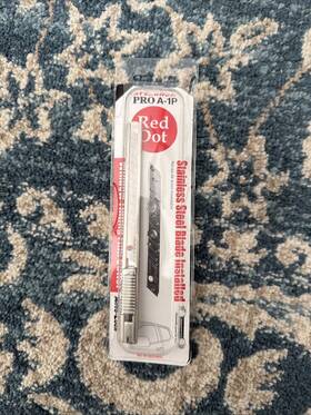 Nt Cutter 271072784941 Pro Auto-lock Stainless Steel Utility Knife A-1p 9mm