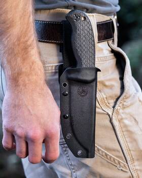 Off-grid Knives 714651934149 Og Lo-pro Universal Kydex Knife Sheath Extension Fits Taco And Pancake Sty