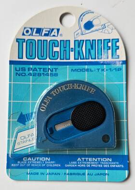 Olfa 091511400380 Nos Vintage Retractable Multipurpose Touch-knife Blue Model Tk-1