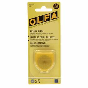 Olfa 091511500790 Rotary Blade Refill 5 Per Package - 28mm