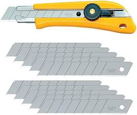 1118095 Olfa 18mm Heavy-duty Utility Knife And 10 Replacement Blades Bn-l/lb-10b - Mul
