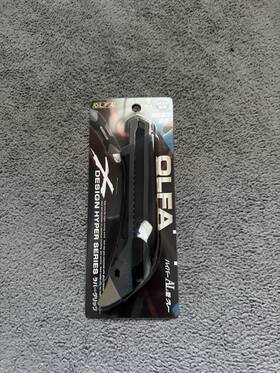 193b-gry Olfa X Design Hyper Series Utility Knife Auto Lock Black Blade Japan 193b-gry Olfa X Design Hyper Series Utility Knife Auto Lock Black Blade Japan