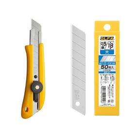164b Olfa 224b Utility Knife Blade 18mm L-type Screw Locking 50 Pcs Box Cutter