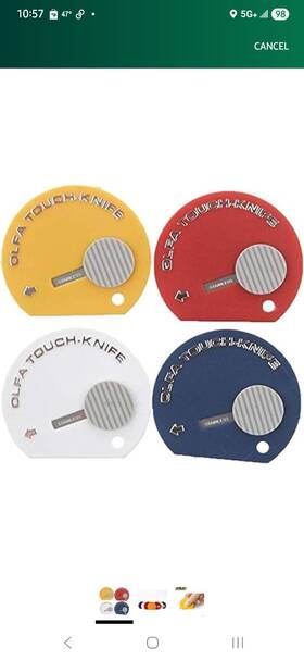 Olfa 445042970912 Touch Knife Assorted Each Pack Of 12 Olfa 445042970912 Touch Knife Assorted Each Pack Of 12