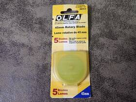 Rb45-5 Olfa 9460 New 45mm Rotary Blade 5 Pack Bn382