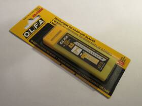 1072090 Olfa Ab-10bw 8 Packs Ab Multi Purpose Snap Off Utility Blades Ab-10 Bw
