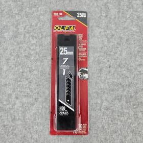 Hbb-10b Olfa 25mm 1 Inch Extra Heavy Duty Snap Off Blades 10 Pack - Open Box New