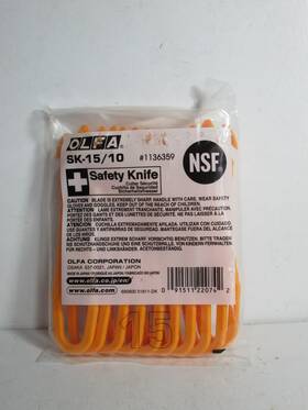 Sk-15 Olfa New 10 Pack Safety Utility Knives
