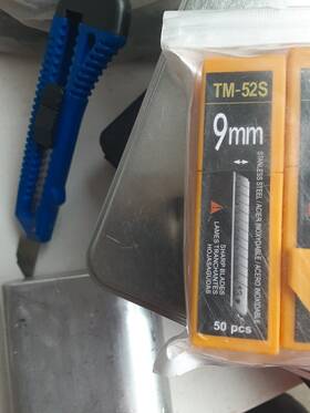 Ssb5k Olfa Gomaket Stainless Steel Blade 9mm S-type Small Sharp Cutter