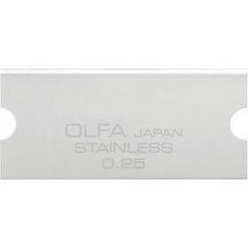 Olfa Usa 1141614 Gsb-2s/6b 40mm Stainless Steel Glass Scraper Blades For Gsr-2 Mini