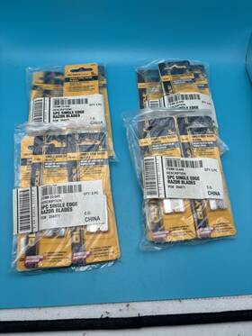 33-045 Olympia Tools Single Edge Razor Blade New 80 Blades 33-045 Olympia Tools Single Edge Razor Blade New 80 Blades