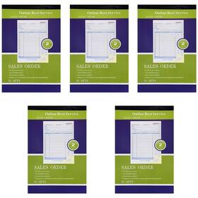 Online Best Service 734099662947 10 Pack Large Sales Order Book Receipt Invoice Pck 5-9/16 Inch X 8-7/16