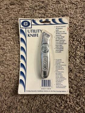 11300100 Orcon Utility Knife Patented D Ring Easy Blade Change New 11300100 Orcon Utility Knife Patented D Ring Easy Blade Change New