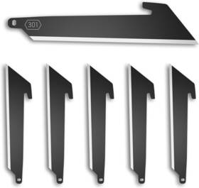 Outdoor Edge 313101811865 Razorsafe 3 Inch Black Utility 6 Pack Of Edc Blades C