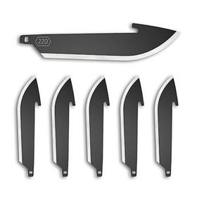 Outdoor Edge 743404202389 2.2 Inch Drop-point Blade Pack Black 6 Blades Compatibility Co