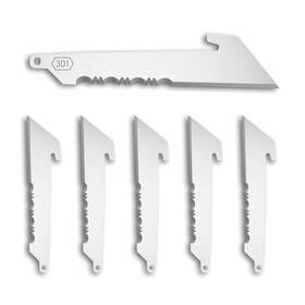 Oerrus306c Outdoor Edge Razorsafe 3 Inch Utility With Serrations 6 Pack Of Stainless Edc U