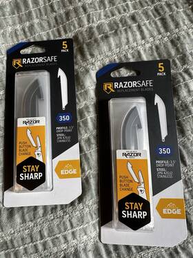 Rr35-5 Outdoor Edge Replacement Blades 3.5 Inch Jpn 420j2 Stainless 5 Pack