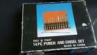 P647 Unbranded 13pc Punch And Chisel Set Sku Wall Mountable Metal Holder 7 3 8 X 5 1 2 792363006477