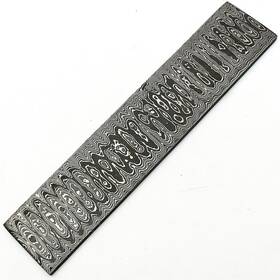 Pal 2000 Knives 767908939015 Custom Handmade Damascus Steel Billet Blank - Knife Making Bar Size 12 Inch X 2