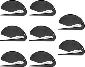 Pta241105tt000259 Patikil Letter Opener Envelope Slitter 8 Pcs Mail With Blade Black