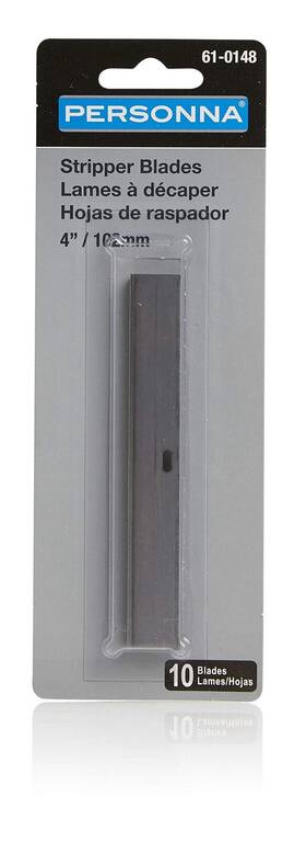 Personna 024500610323 8 Inch Universal Scraper Blades - 50-pack Carbon Steel For Enhanced Stre
