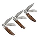 Pgdco-zknf61-set3 Graham Dunn Double Stainless Steel Blade Folding Engravable 656200072073