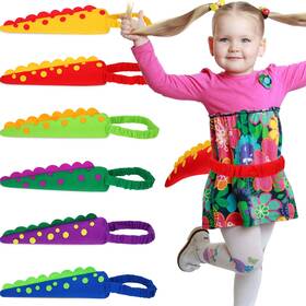 Poen-huj1392 Poen 6 Pcs Dinosaur Tails For Kids About 13.78 Inches Bright Color