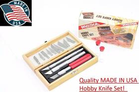 Proedge 085294308209 Usa Hobby X-acto Knife Set 16 Piece Razor Blade Model Car Craft