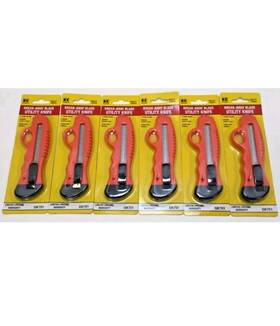 Professional 075877007018 Kc Break-away Blade Utility Knife 7 Point Large Grip 6/lot Professional 075877007018 Kc Break-away Blade Utility Knife 7 Point Large Grip 6/lot