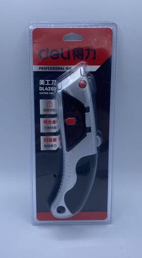 Dl4262 Professional Cardboard Knife Cutter 10 Blade New