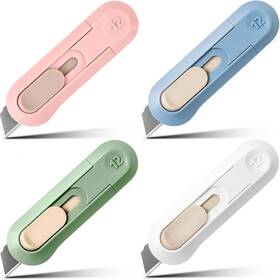 Qifuwanjingfeng 313054769756 4 Pcs Box Cutters Cutter Retractable Opener Package Opene