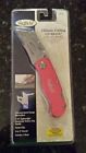 Gns12113r Red Ultimate Folding Sheffield Knife Lockback Utility