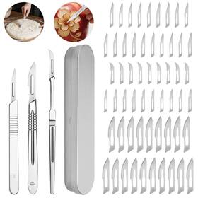 Redtagtown 690770230037 64 Diy Craft Cutting Knife With Sharp Blades And Non-slip Handles For Art Carving