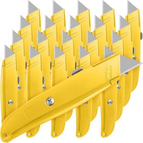 Reginary 313106382339 20 Pcs Box Cutter Bulk Retractable Utility Knife Heavy Duty Aluminum Alloy Ra
