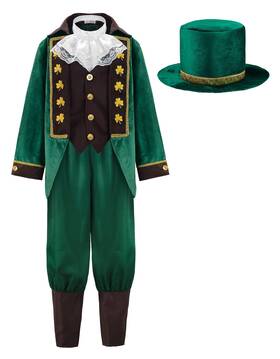 Rb-g9484-g10 Relibeauty St Patricks Day Costume For Kids 150 12/150 Green