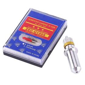 Reminnbor 715990761502 Vinyl Cutter Blade - Tungsten Steel Plotter Cutting Tool 30 45 6