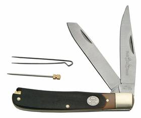 211186 Rite Edge Large 4.25 Inch Trapper Folding Pocket Knife With Tweezer And Pick - Delrin Handles 211186 Rite Edge Large 4.25 Inch Trapper Folding Pocket Knife With Tweezer And Pick - Delrin Handles