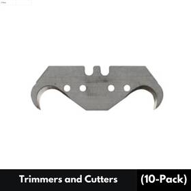 Roberts 744110689778 2.25 Inch Heavy Duty Hook Blade For Carpet Knives Trimmers And Cutters 10-pack