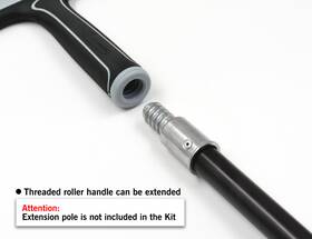 Px10 Rollingdog 23 Inch Flexible Taping Knife With Stainless Steel Blade And Extension Pole Fit